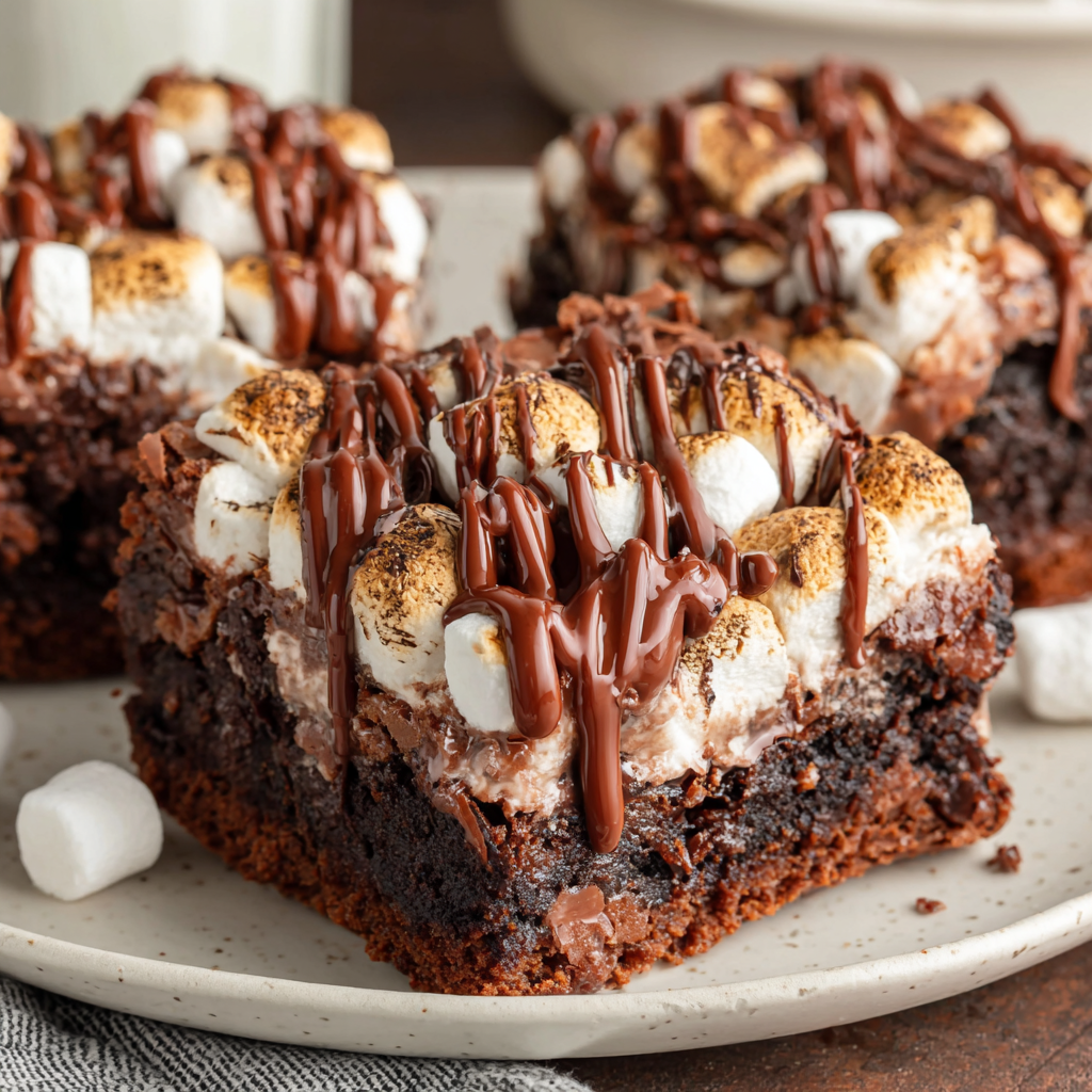 Fudgy Marshmallow Brownies