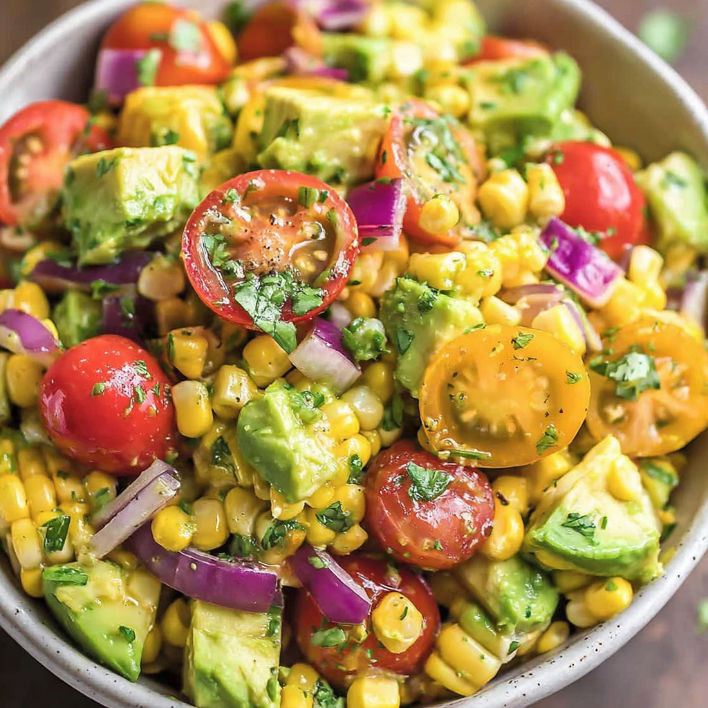 Zesty Avocado Corn Salad
