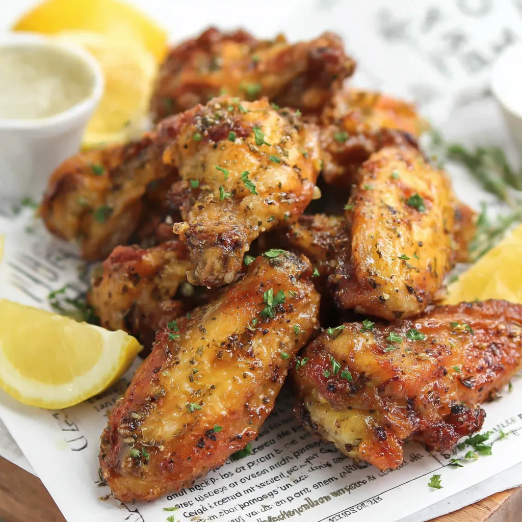 Crispy Lemon-Pepper Wings