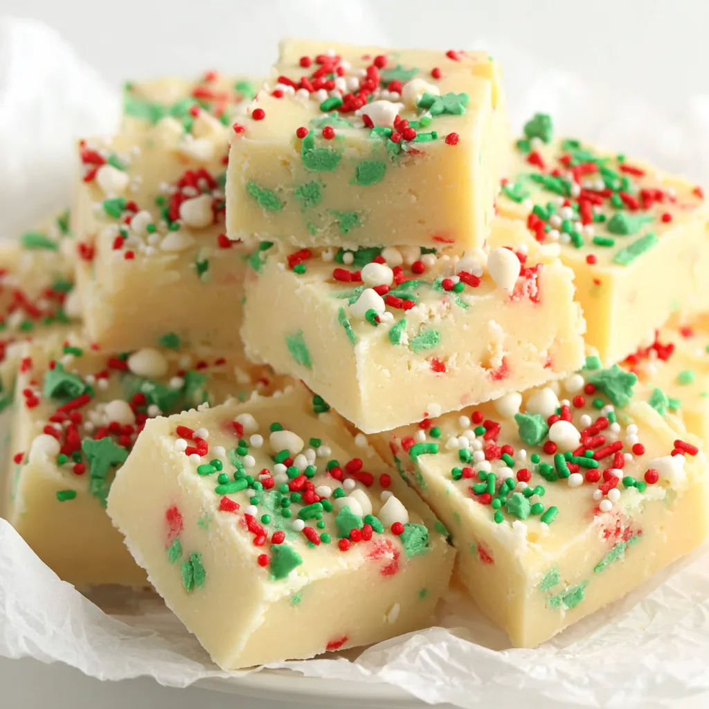Christmas Sugar Cookie Fudge