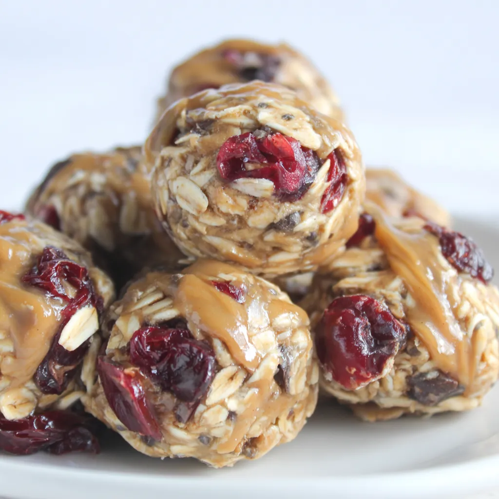 Cranberry Almond Energy Bites