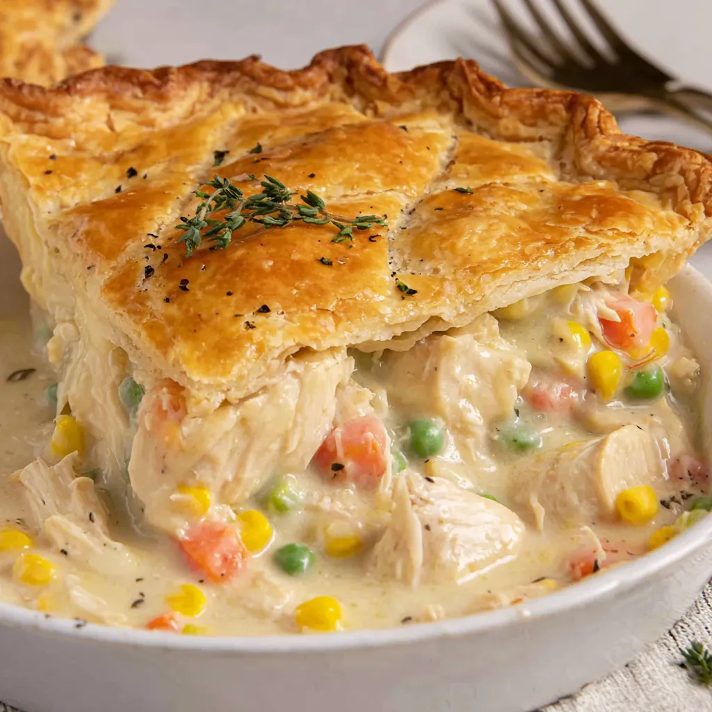 Classic Chicken Pot Pie (Easy Rotisserie Chicken Version)