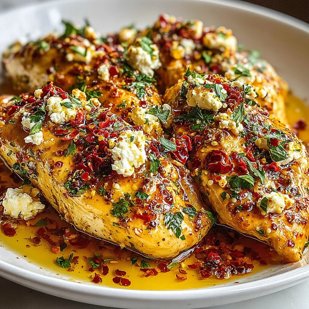 Hot Honey Feta Chicken