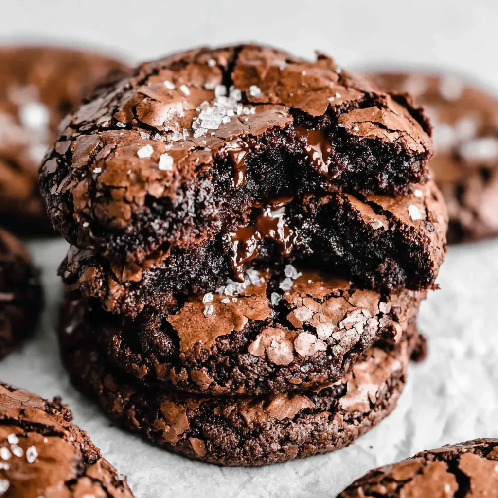 Fudgy Chewy Browkies (Brookies)
