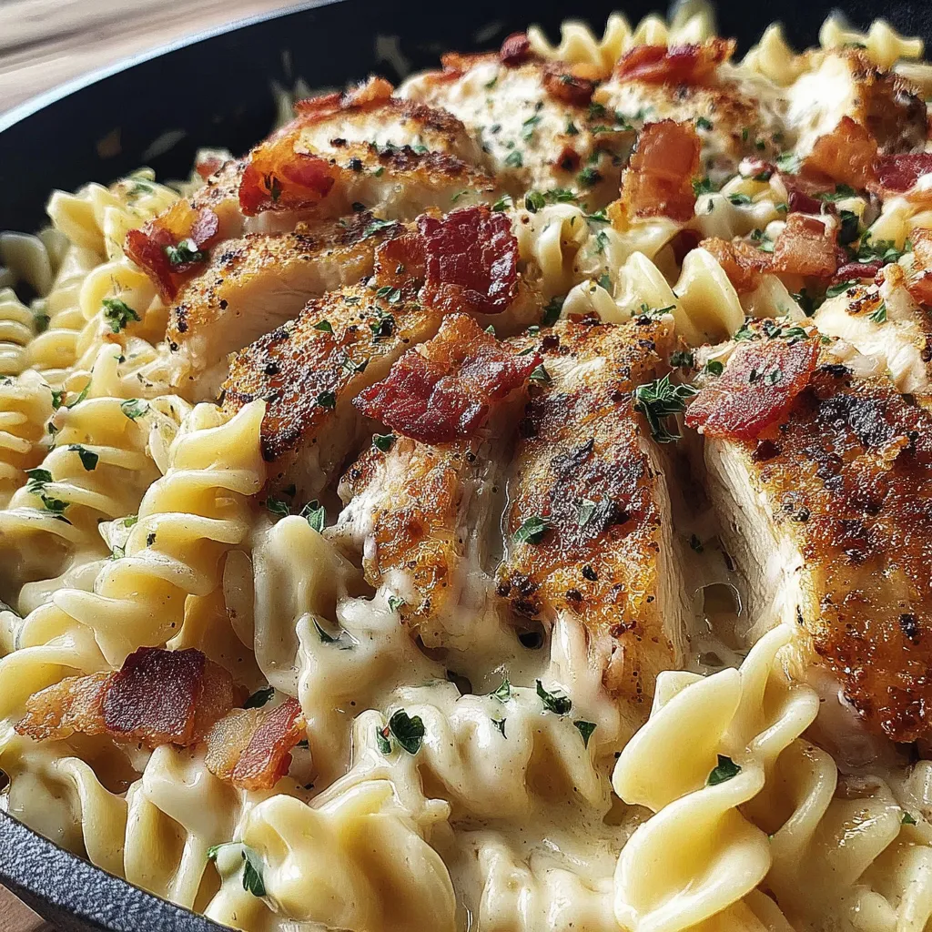 Chicken Bacon Ranch Pasta