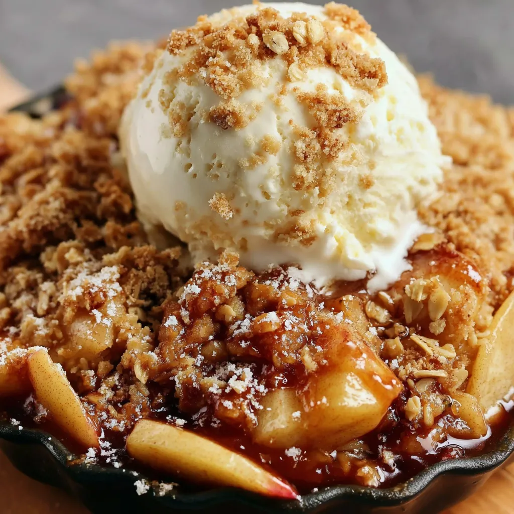 Jamie Oliver Healthy Apple Crumble