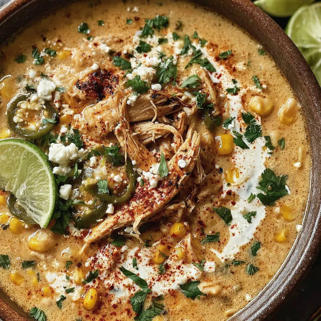 Mexican Street Corn White Chicken Chili