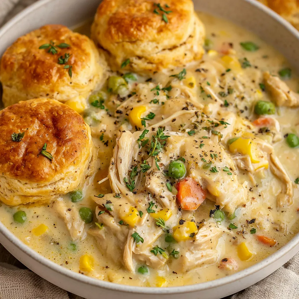 Crock Pot Chicken Pot Pie