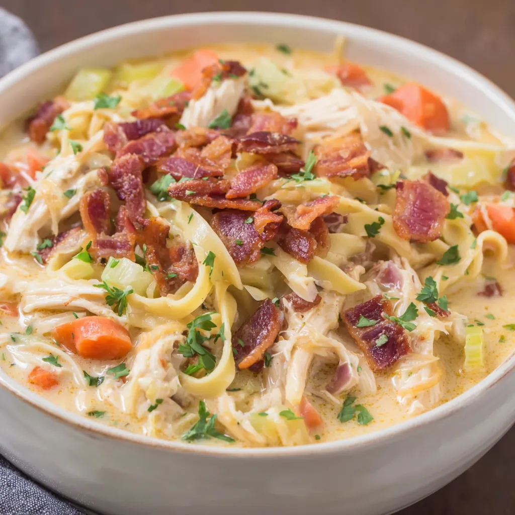 Crack Chicken Noodle Soup