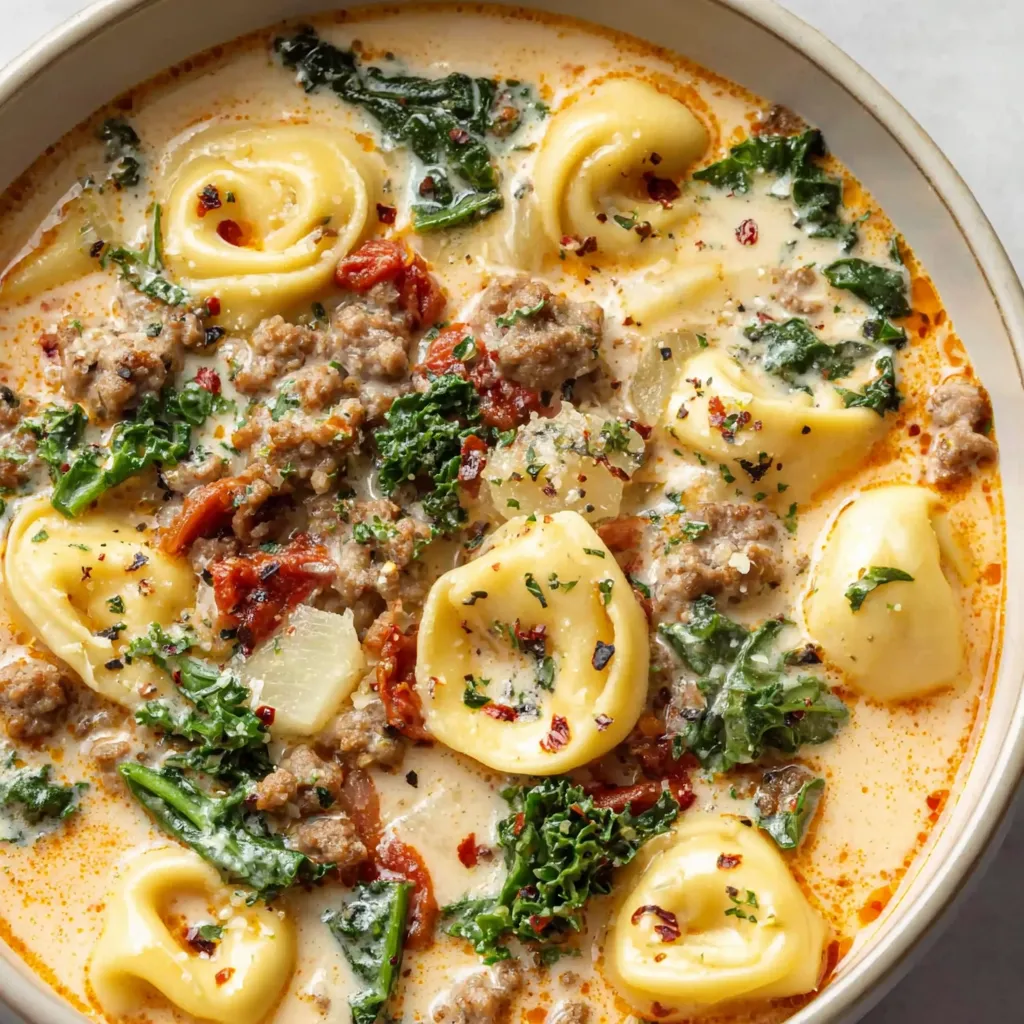 Sausage Tortellini Soup