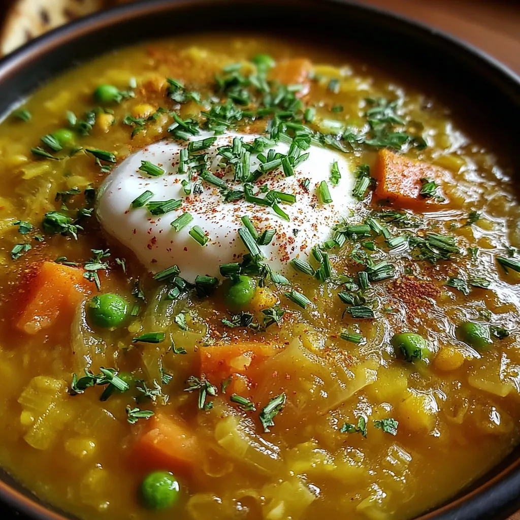 Classic Creamy Pea Soup