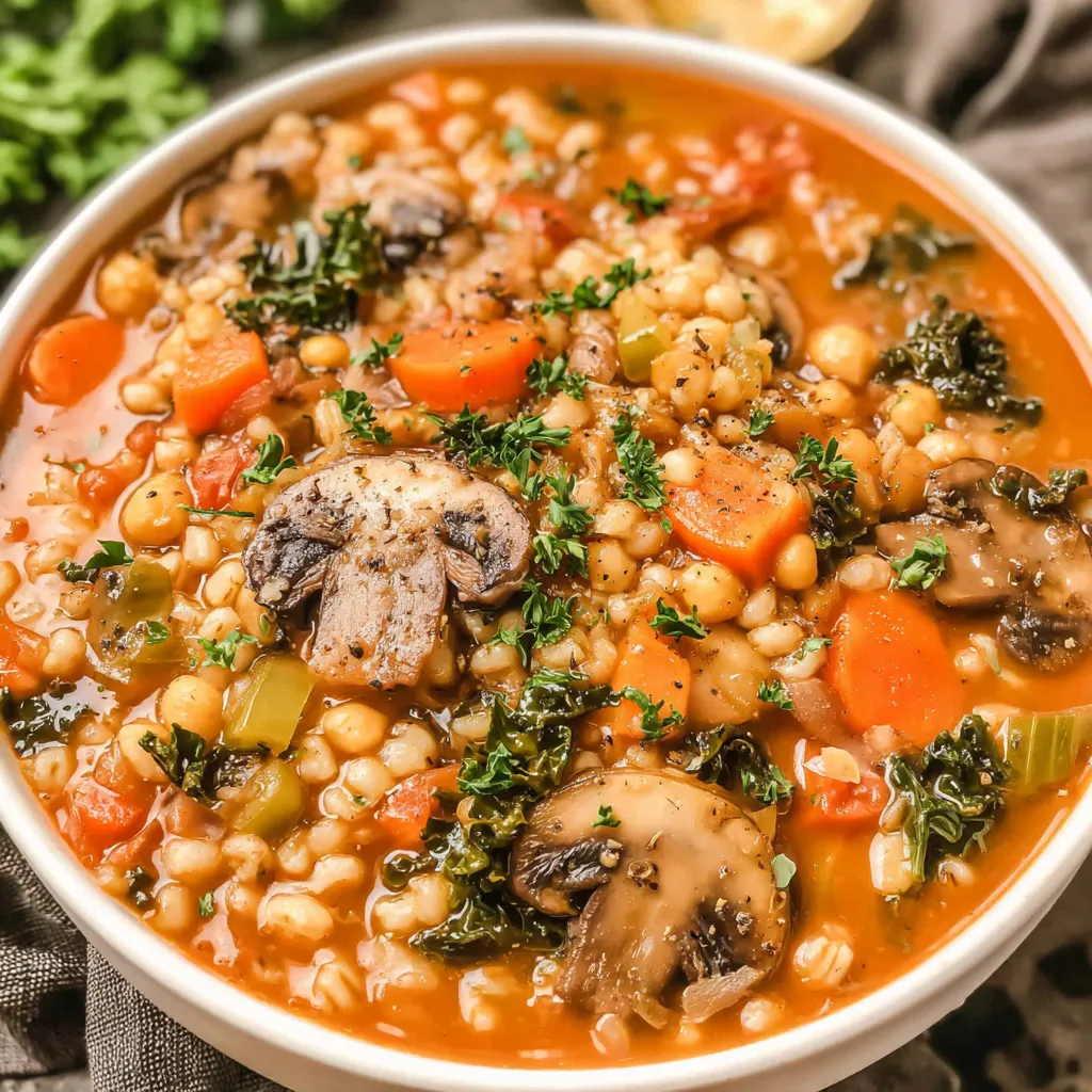 Vegetable Barley Soup (Vegan & Protein-Rich)