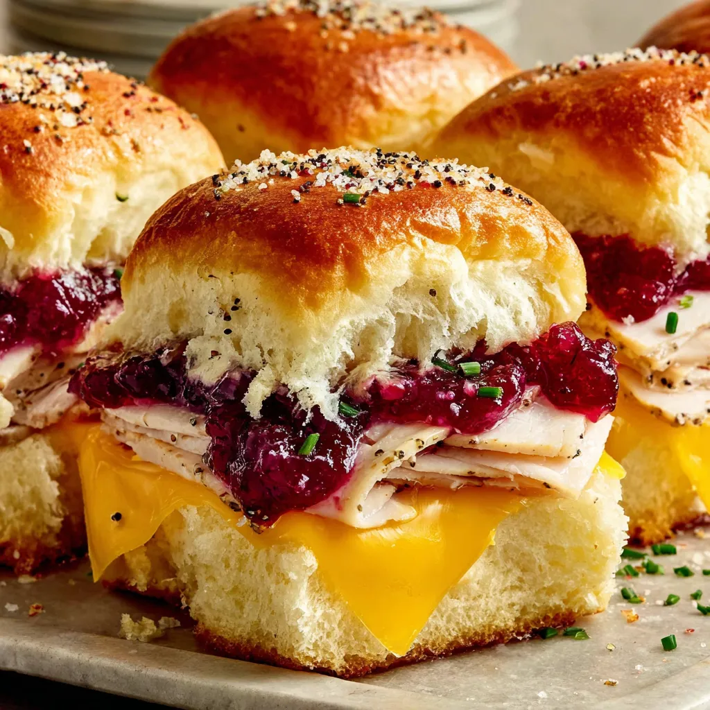 Cranberry Turkey Sliders