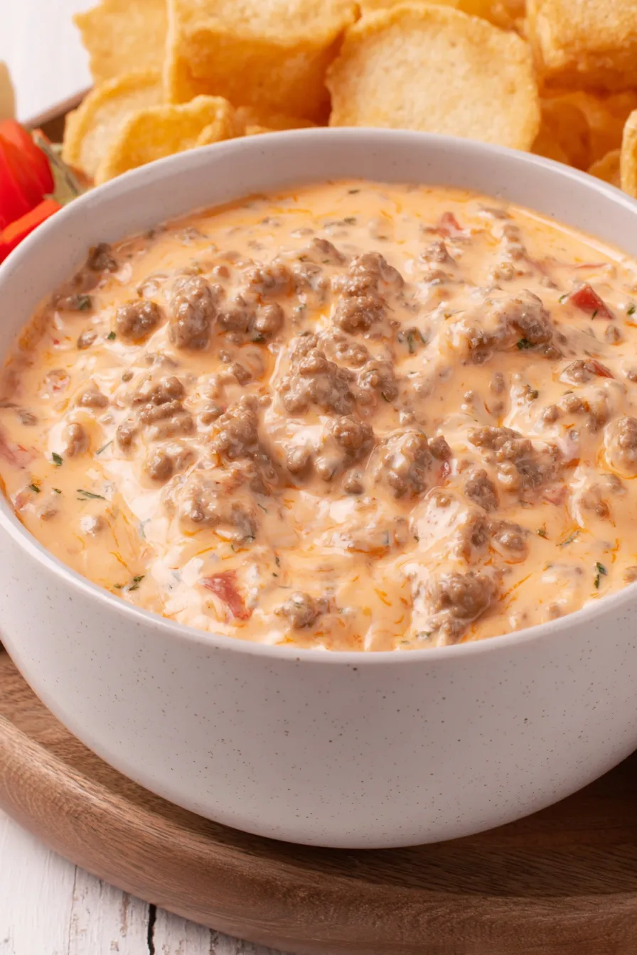 Velveeta dip melting in crock pot