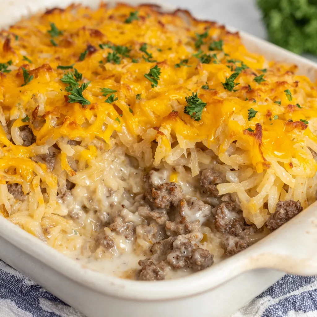 Hamburger Hashbrown Casserole