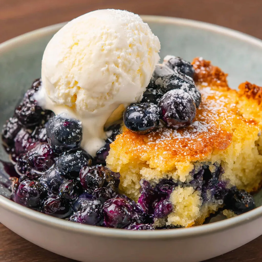 Easy Blueberry Cobbler