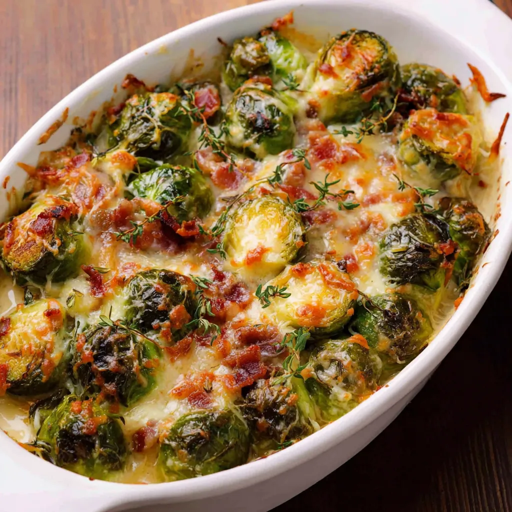 Brussels Sprouts Gratin
