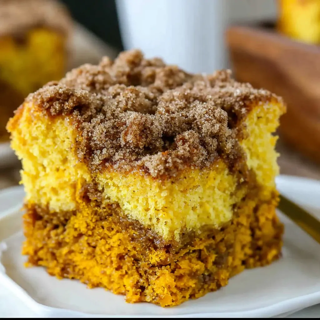 Sourdough Pumpkin Coffee Cake