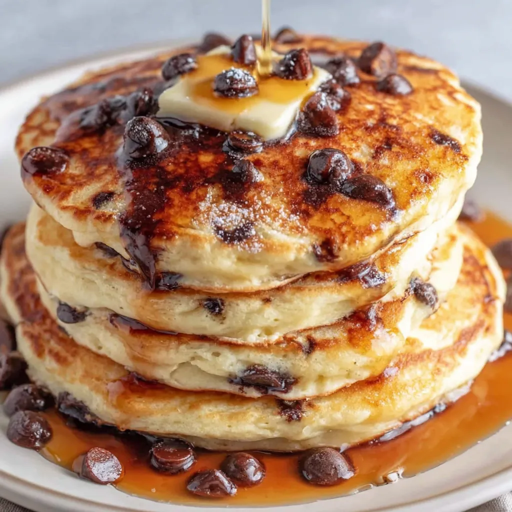 Classic Chocolate Chip Pancakes