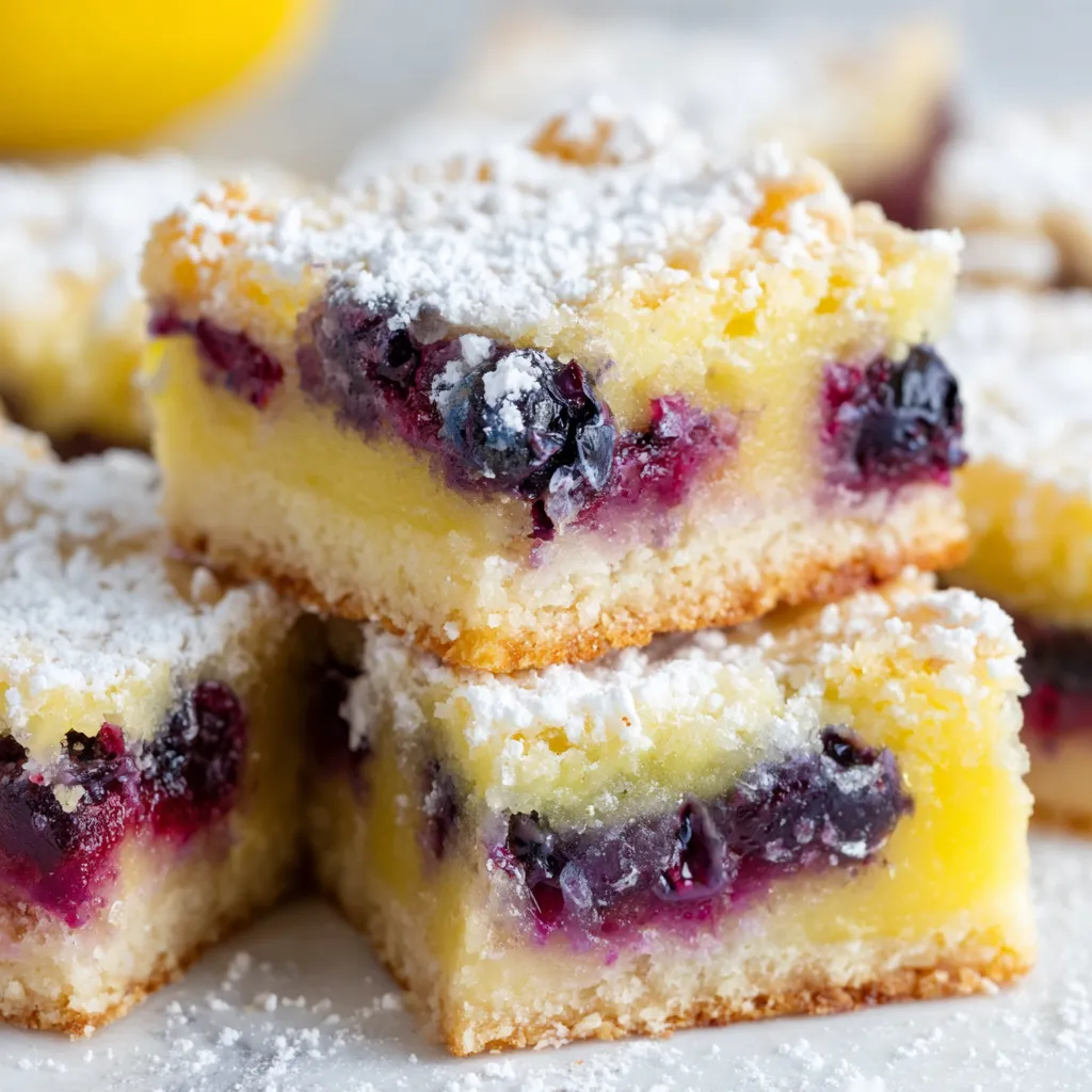 Lemon Blueberry Bars