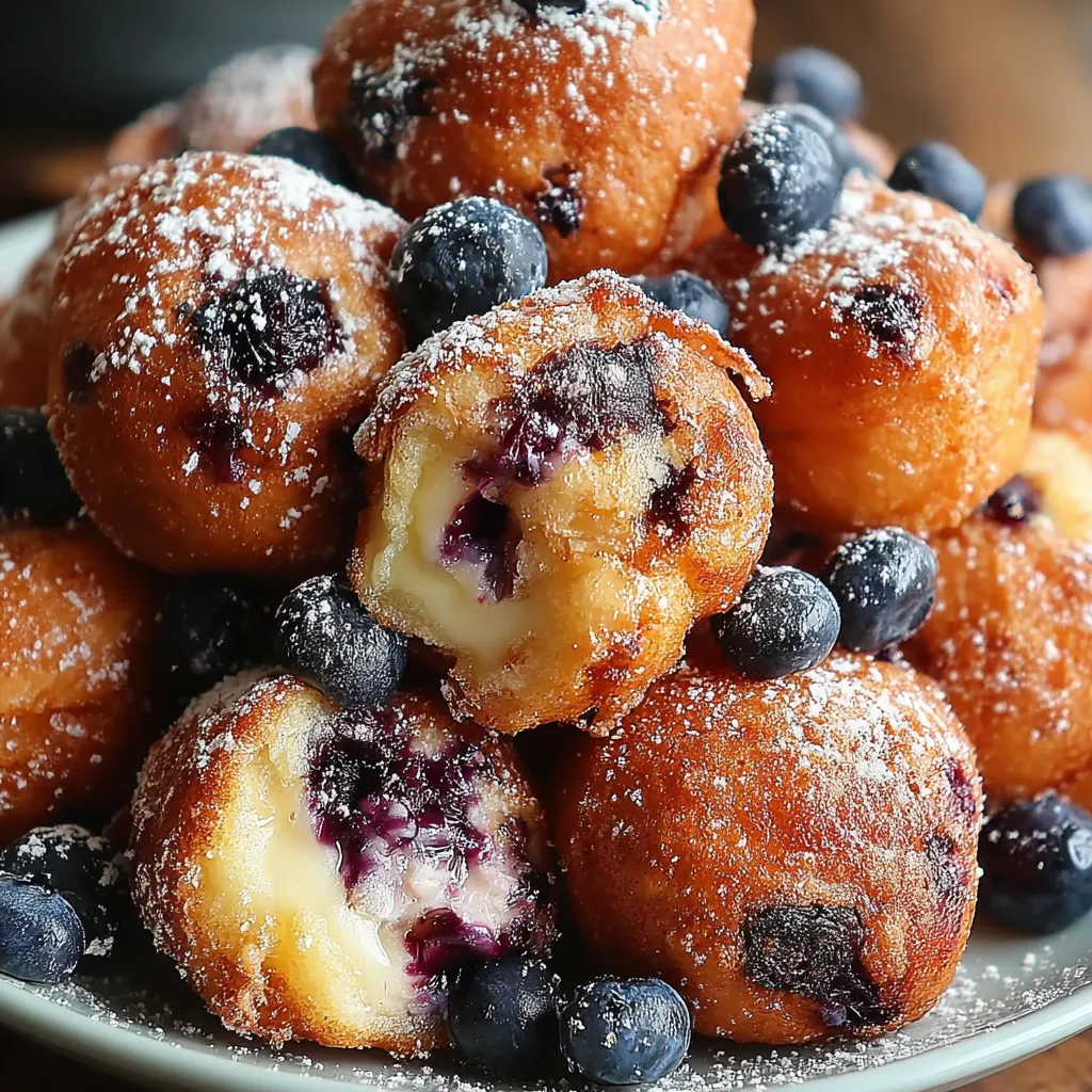 Baked Blueberry Fritter Bites
