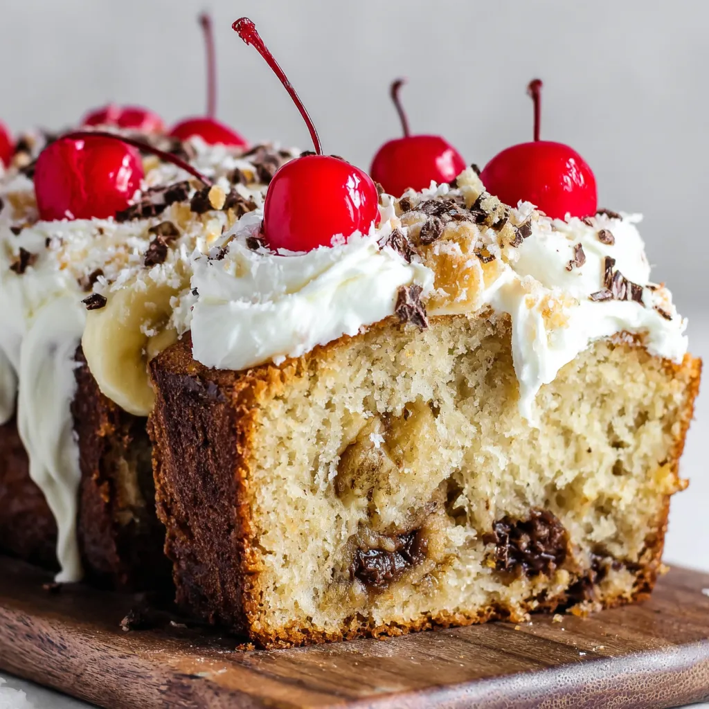 Rebel Float Frosted Banana Bread
