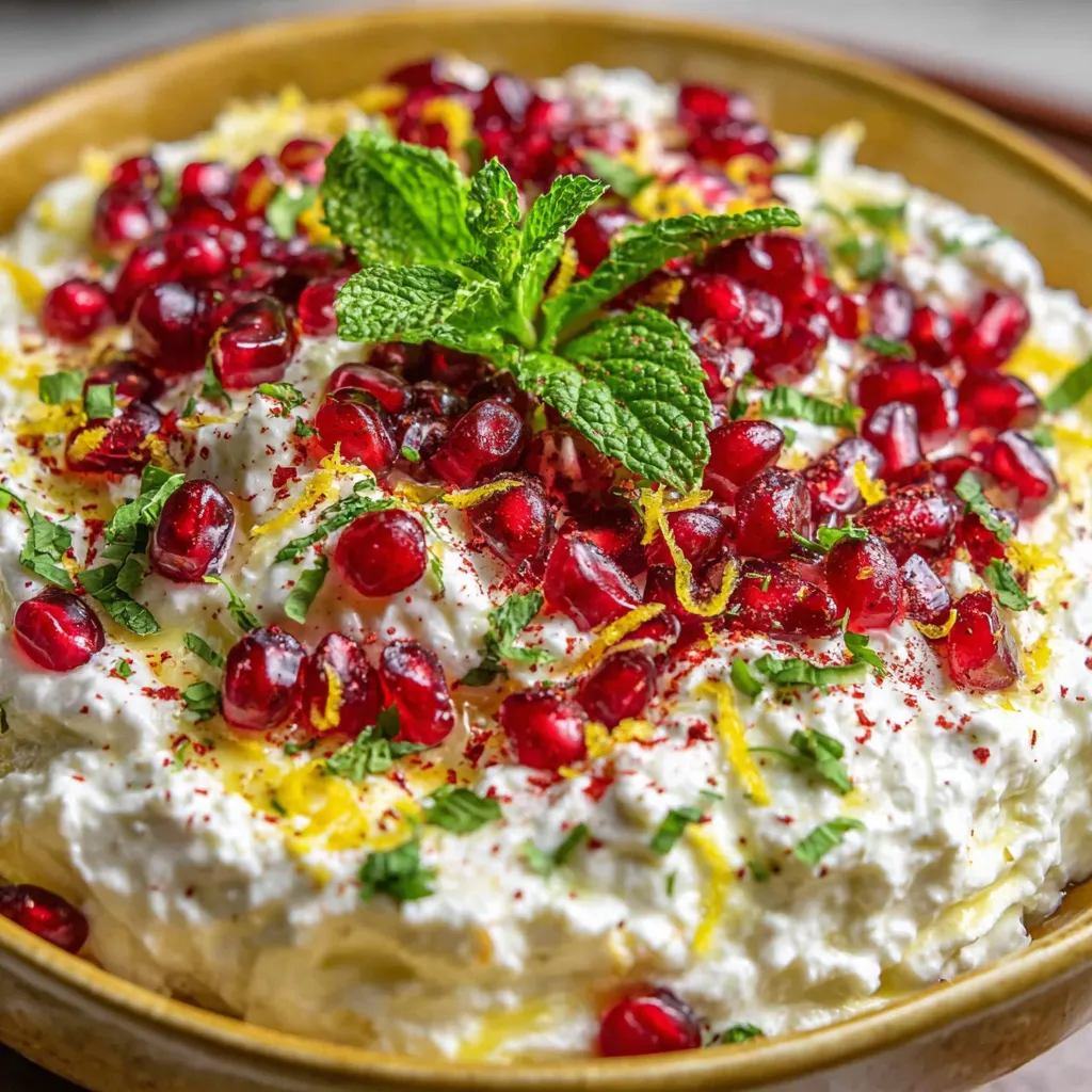 Pomegranate Feta Cheese Dip