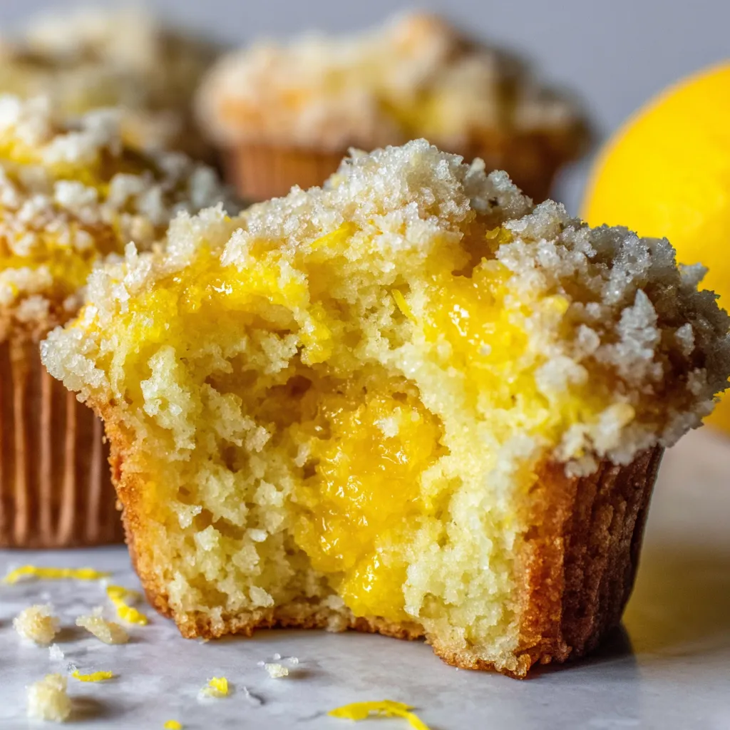 Lemon Curd Muffins