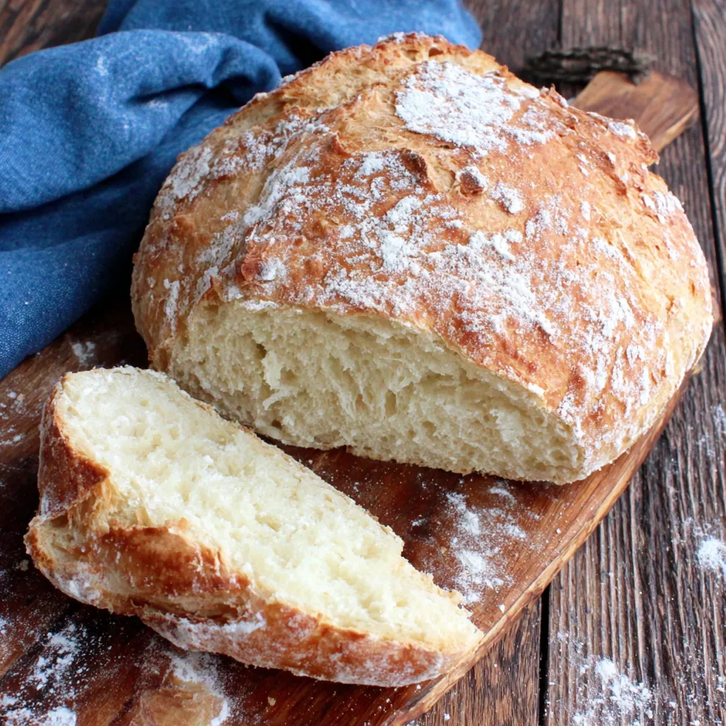 Rustic Italian Crusty Bread