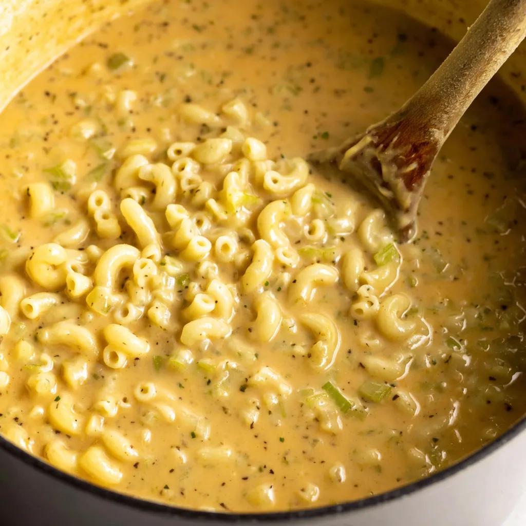 Creamy Mac and Cheese Soup