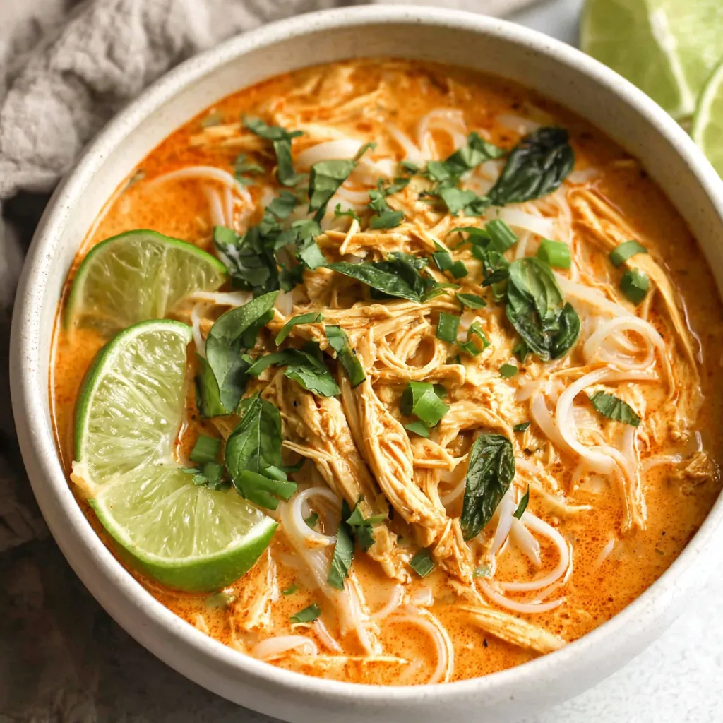 Easy Thai Chicken Curry Soup