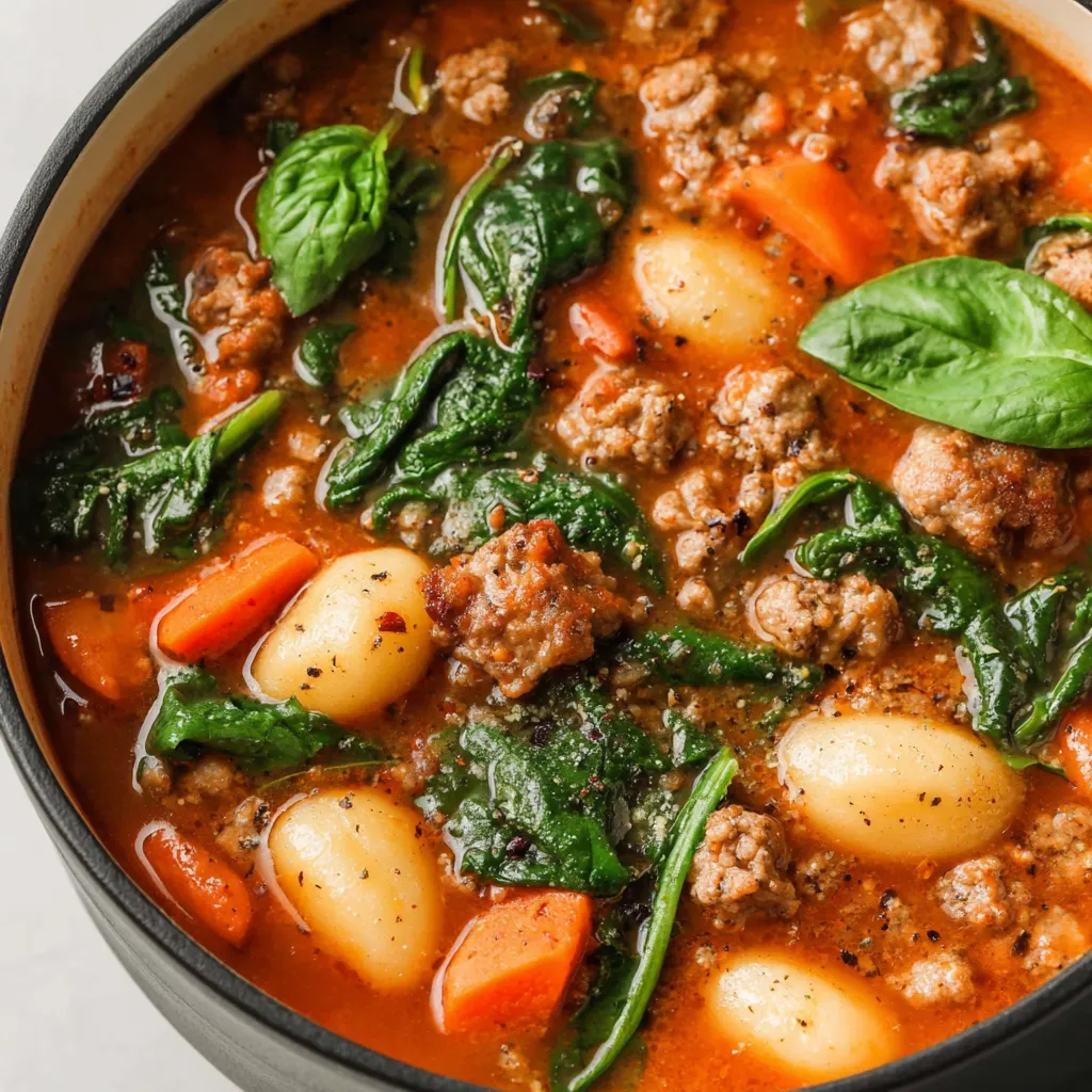 Sausage Gnocchi Soup