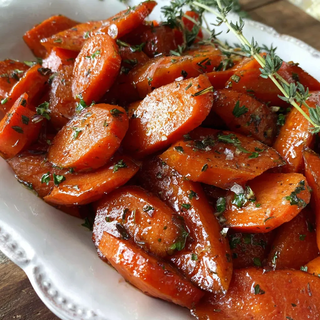 Slow Cooker Glazed Carrots