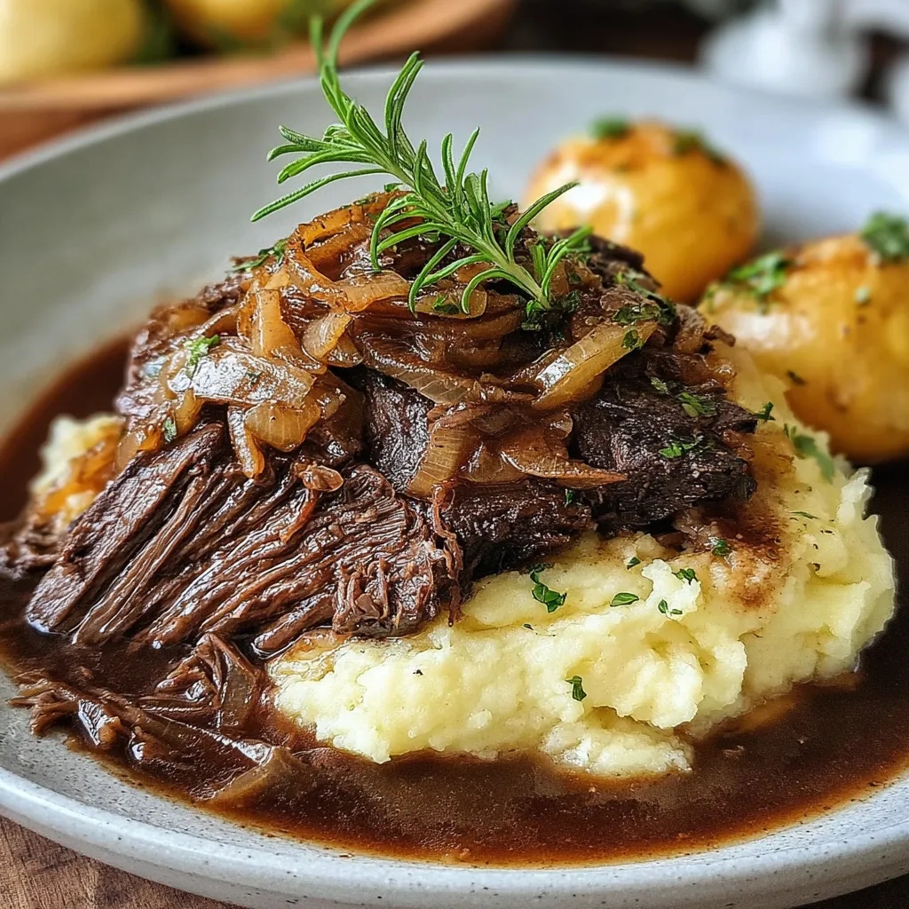 Savory French Onion Pot Roast