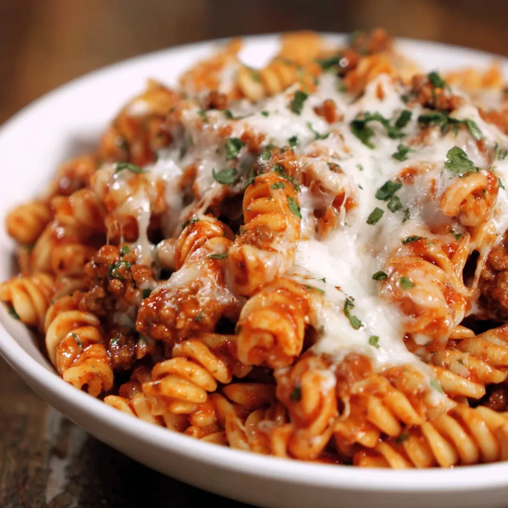 Cheesy Rotini Pasta Bake