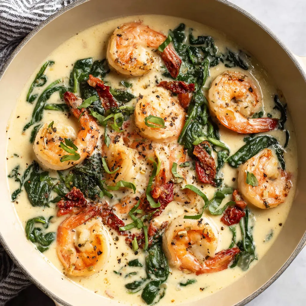 Creamy Tuscan Shrimp