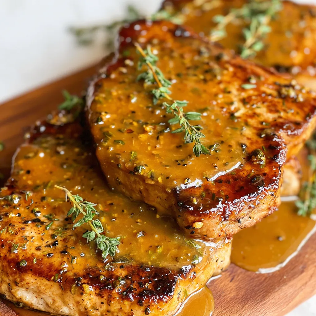 Honey Mustard Pork Chops