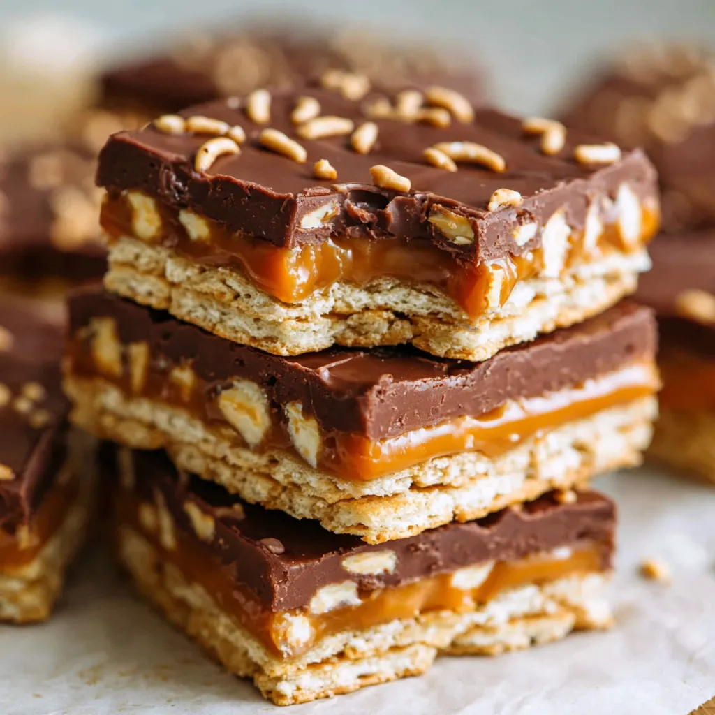 Caramel Cracker Bars