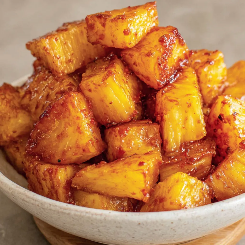 Air Fryer Caramelized Pineapple