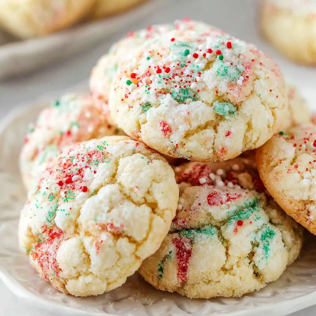 Christmas Ooey Gooey Butter Cookies