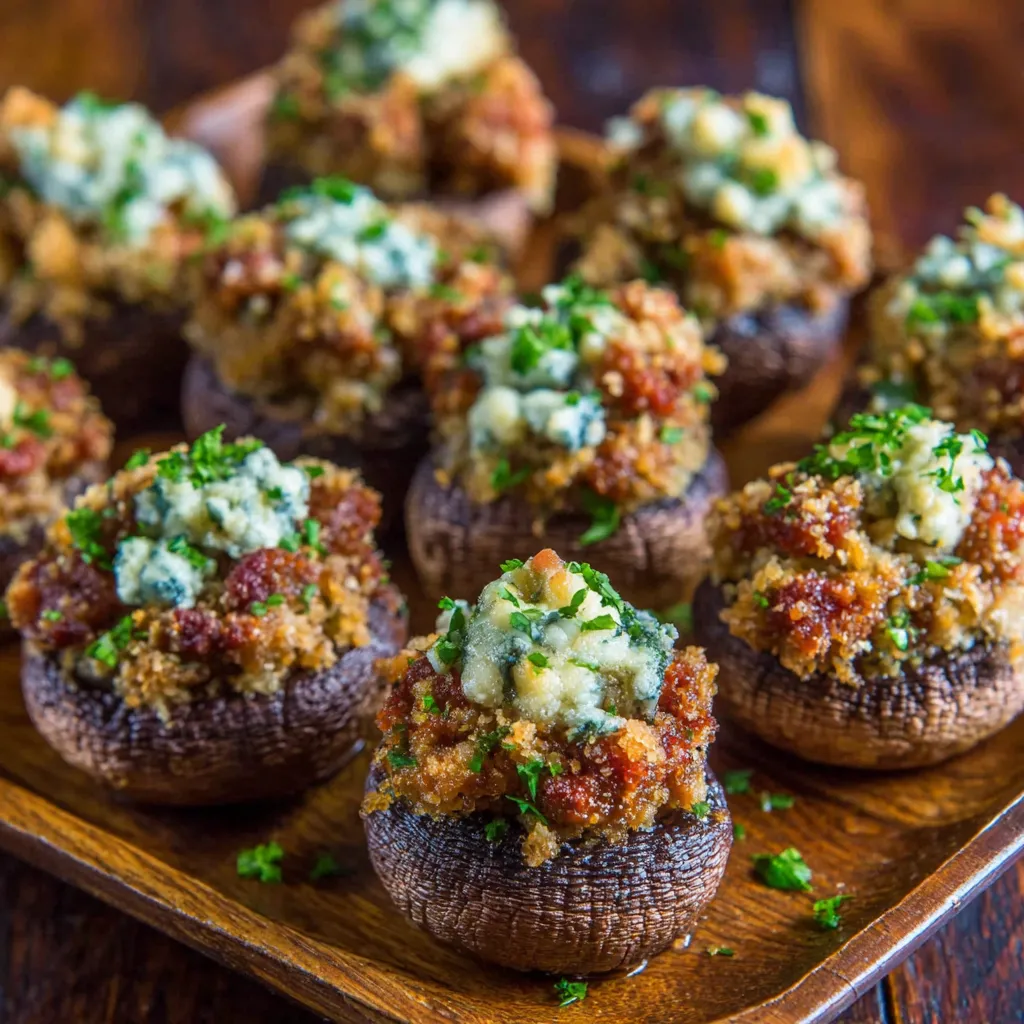 Sausage Stuffed Mushrooms
