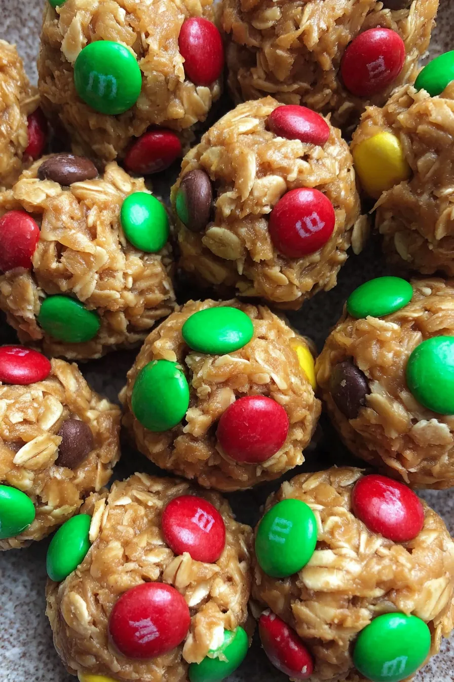 Tray of energy bites lined up for gifting