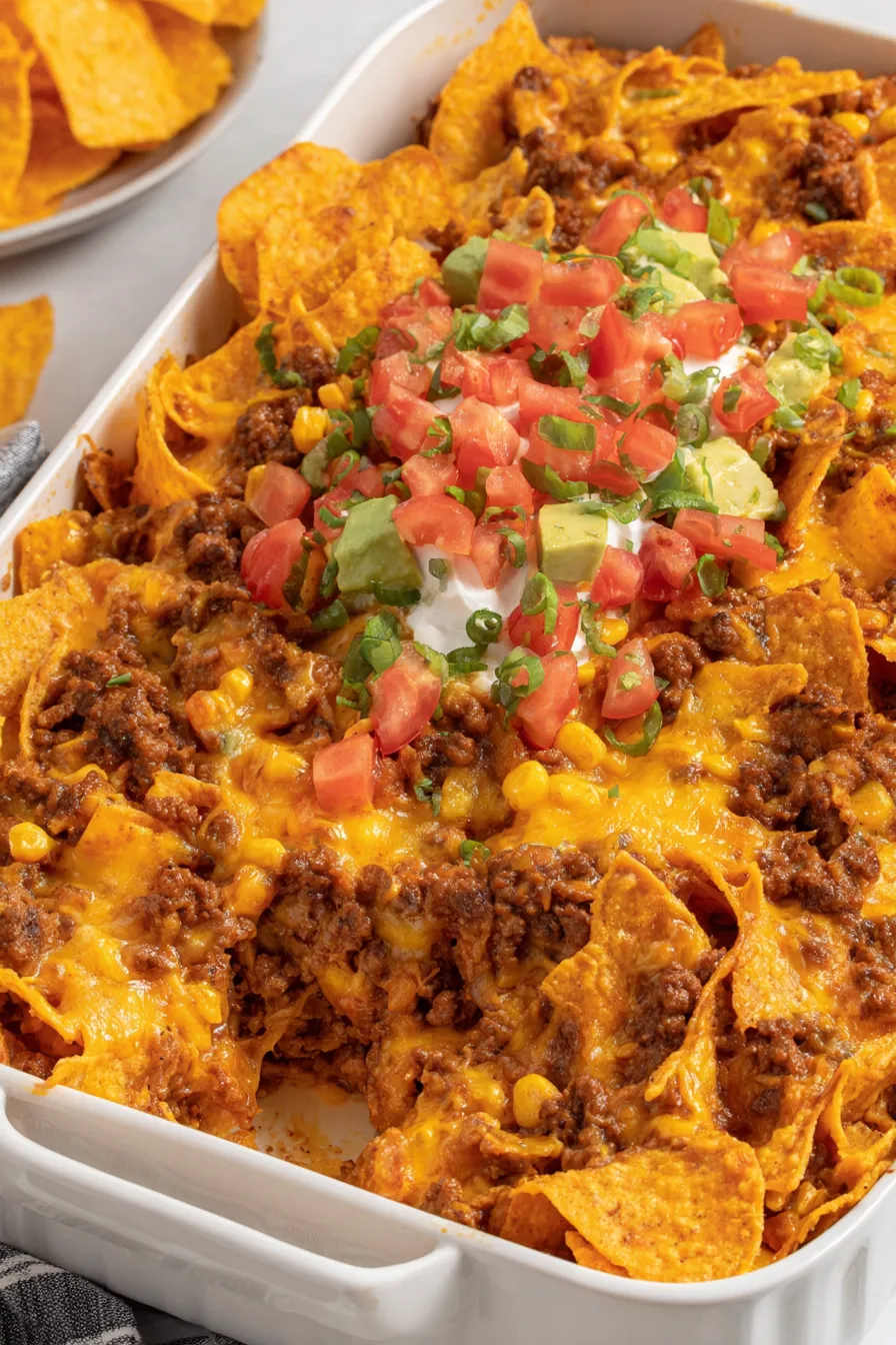 Serving suggestion with avocado and green onions