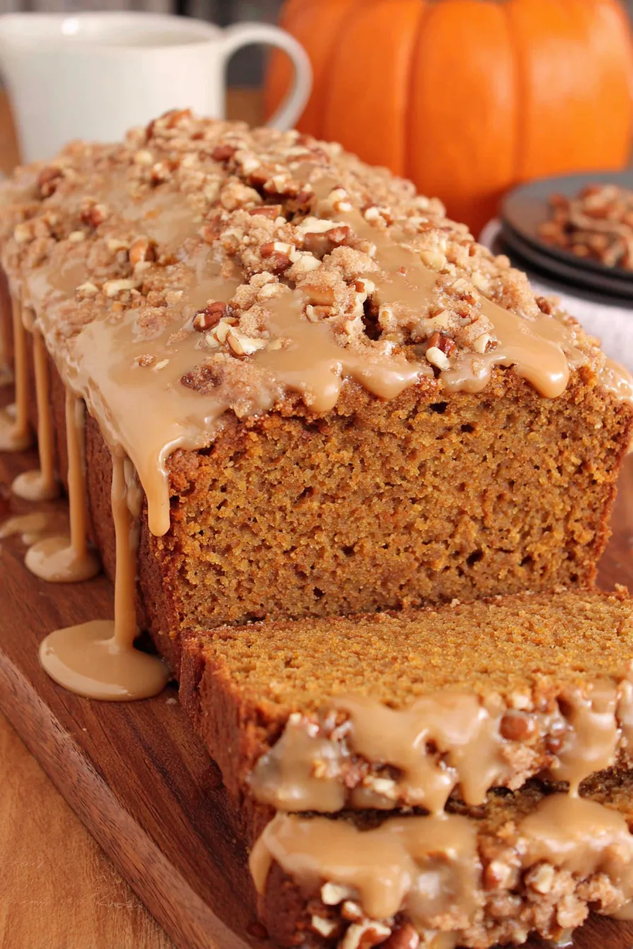 Maple Pumpkin Bread fresh from the oven