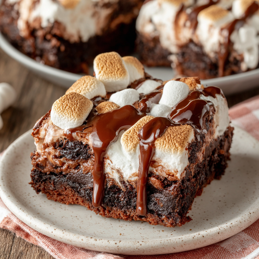 Chocolate Chunk Marshmallow Brownies