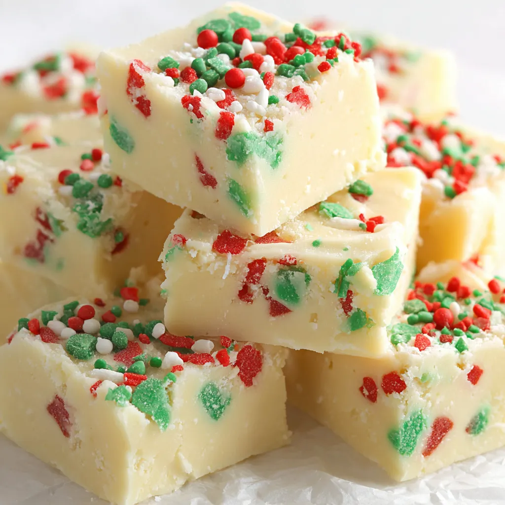 Christmas Sugar Cookie Fudge