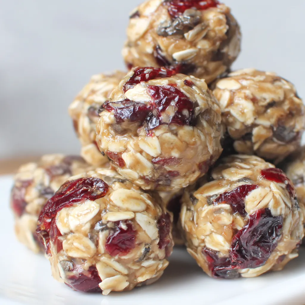 Cranberry Almond Energy Bites