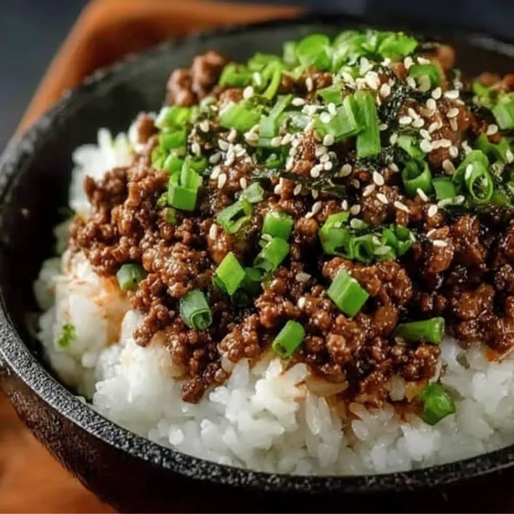 Korean Ground Beef Bowl