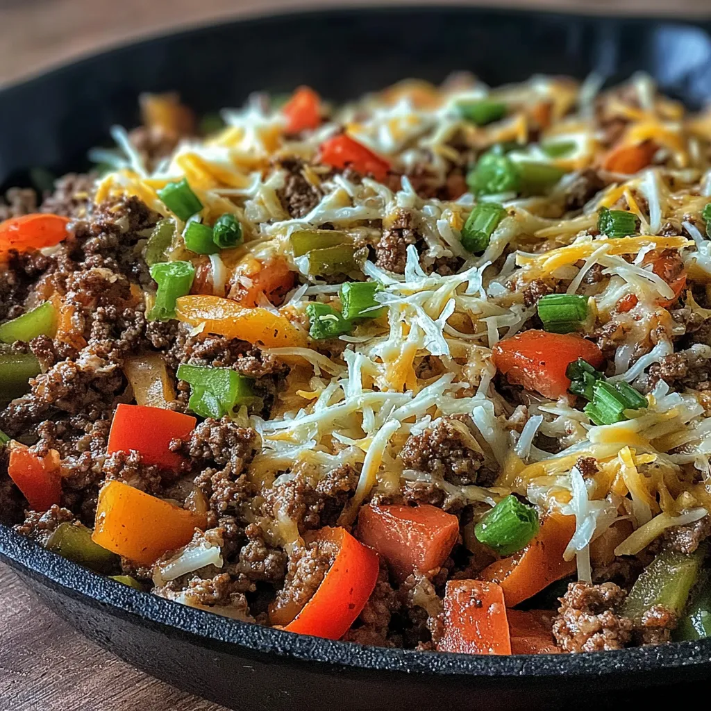Quick and Easy Ground Beef Skillet for Busy Nights