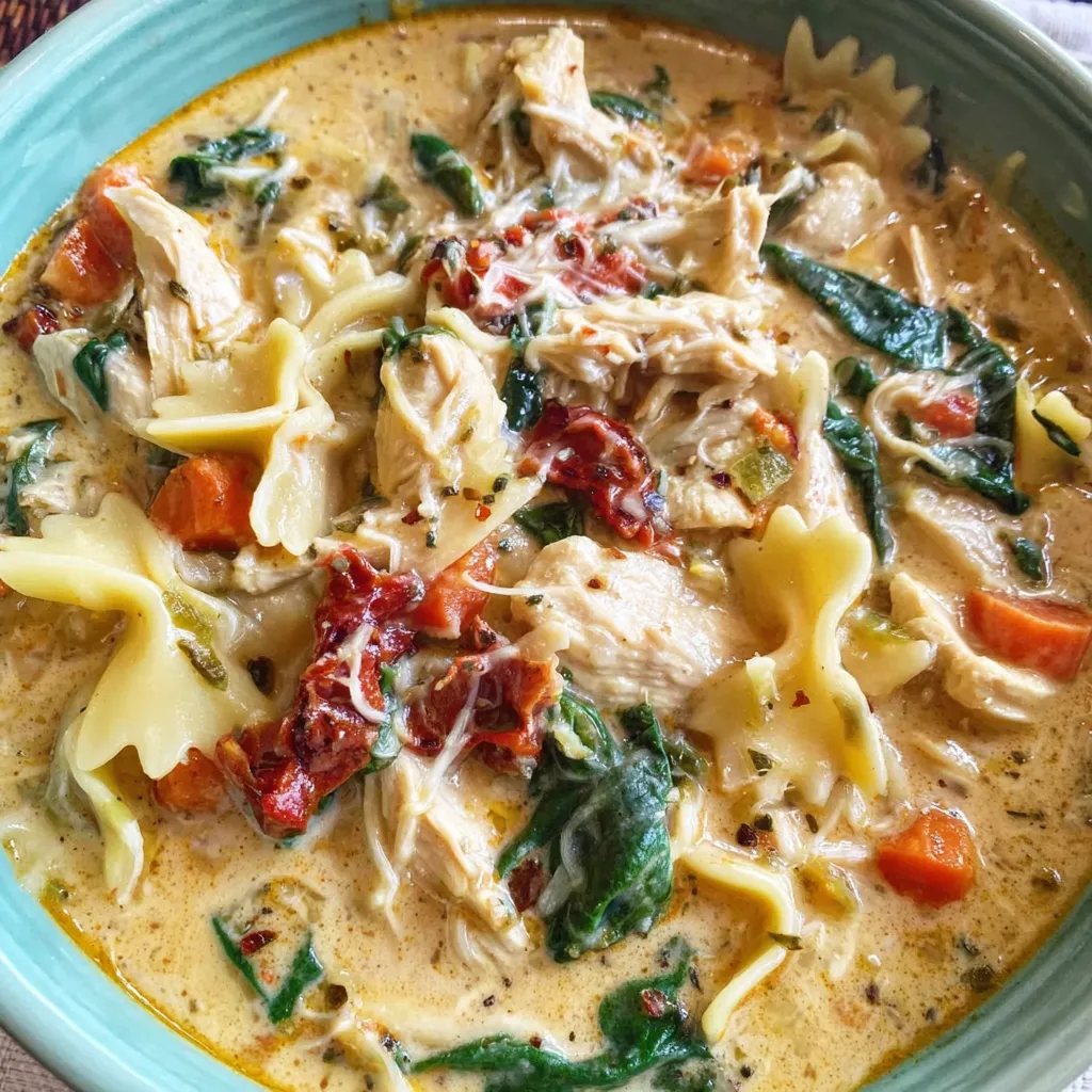 Creamy Marry Me Tuscan Chicken Soup